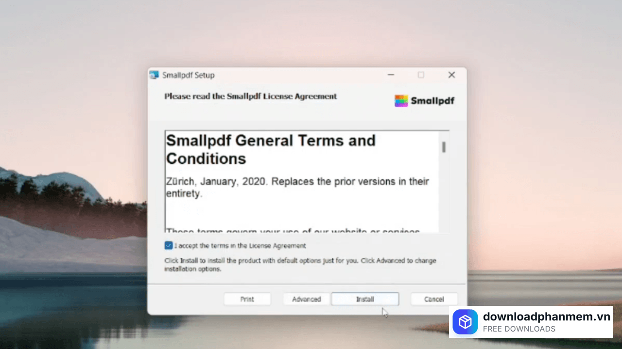 Nhấn I accept... chọn Next